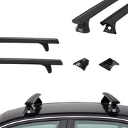 Czarne Aluminiowe Belki dachowe do Honda CR-V RD_ 5d Cruz Airo Dark X (2002-2007)