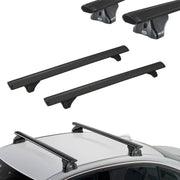 Czarne Aluminiowe Belki dachowe do Hyundai i30 Fastback PDE Cruz Airo FIX Dark (od 2018)