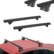 Czarne Aluminiowe Belki dachowe do Land Rover Defender L663 5d Cruz Airo Fix DARK (od 2020)