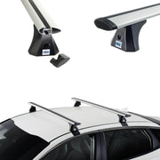 Srebrne Aluminiowe Belki dachowe do Fiat Tipo 356 4d Cruz Airo T (od 2015)
