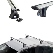 Srebrne Aluminiowe Belki dachowe do Honda CR-V RD_ 5d Cruz Airo X (2002-2007)