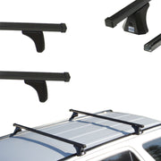 Czarne Stalowe Belki dachowe do Land Rover Discovery L319 5d Cruz Oplus SX (2005-2009)