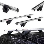 Srebrne Aluminiowe Belki dachowe do Volvo XC90 256 (od 2015) RIDIGO GLIDER
