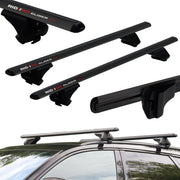 Czarne Aluminiowe Belki dachowe do Opel Zafira C Tourer (2012-2019) RIDIGO GLIDER EVO Black