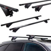 Czarne Stalowe Belki dachowe do Lexus UX 1 (od 2019) RIDIGO STEELBAR
