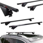 Czarne Stalowe Belki dachowe do Peugeot 407 (2004-2011) RIDIGO STEELBAR